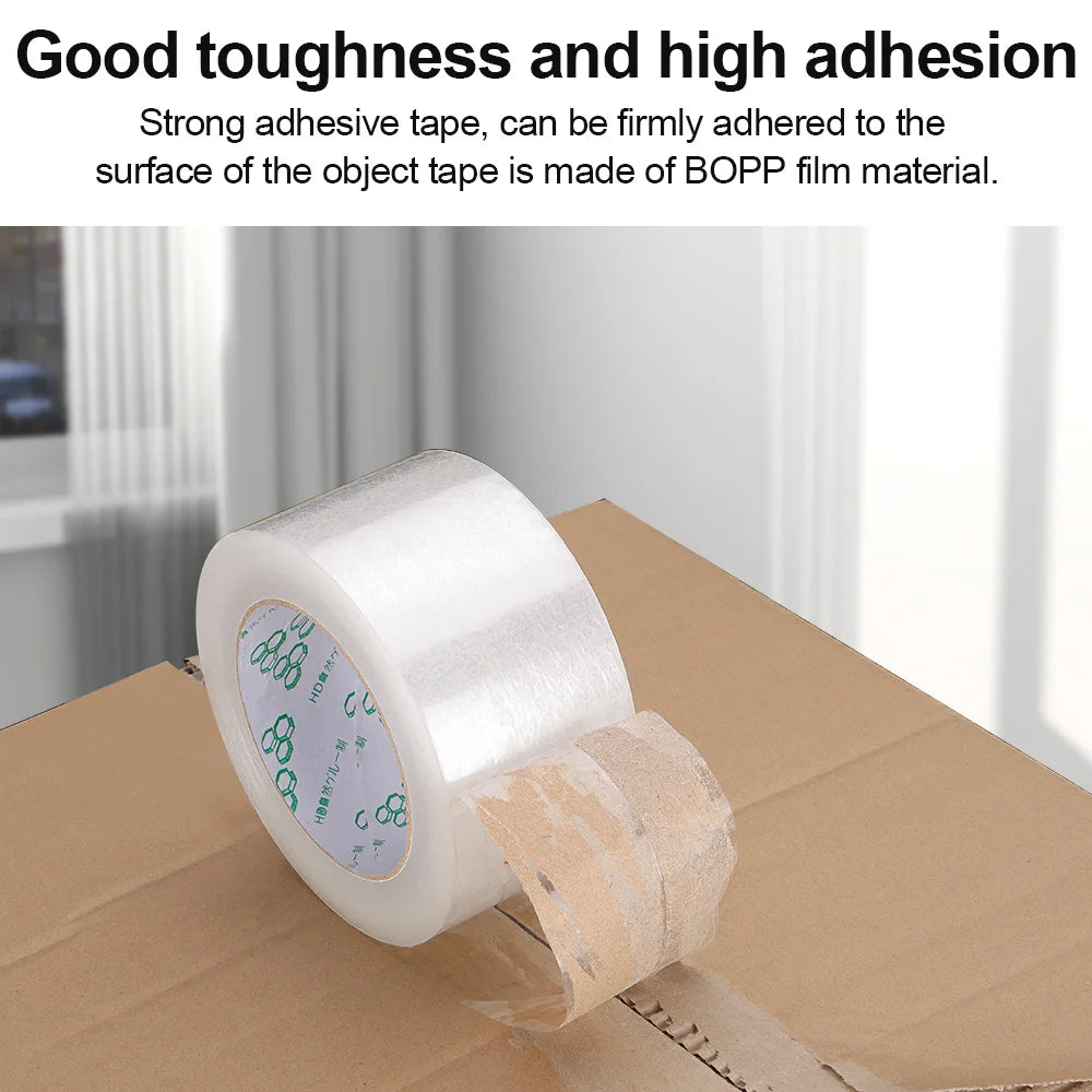 Transparent Tape BOPP Paper Packaging Sealing Tape Logistics Packaging Sealing Adhesive Paper Sealing Cartons