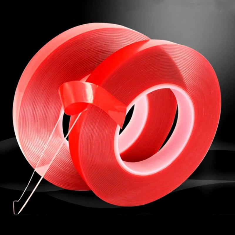 3M Double Sided Nano Tape Transparent No Trace Reusable Waterproof Adhesive Tape Home Bathroom Wall Sticker Decor Tape gekkotape
