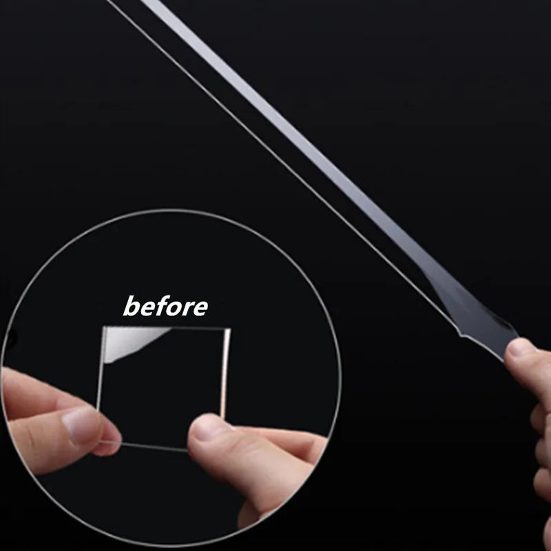 3M Double Sided Nano Tape Transparent No Trace Reusable Waterproof Adhesive Tape Home Bathroom Wall Sticker Decor Tape gekkotape
