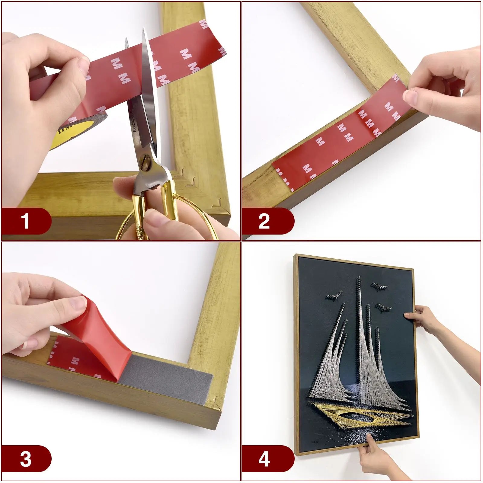 3Meters Ultra-Strong Double Sided Adhesive 6-30mm Thickness Acrylic Foam Adhesive Tape Sticker For Car Home High Temperature
