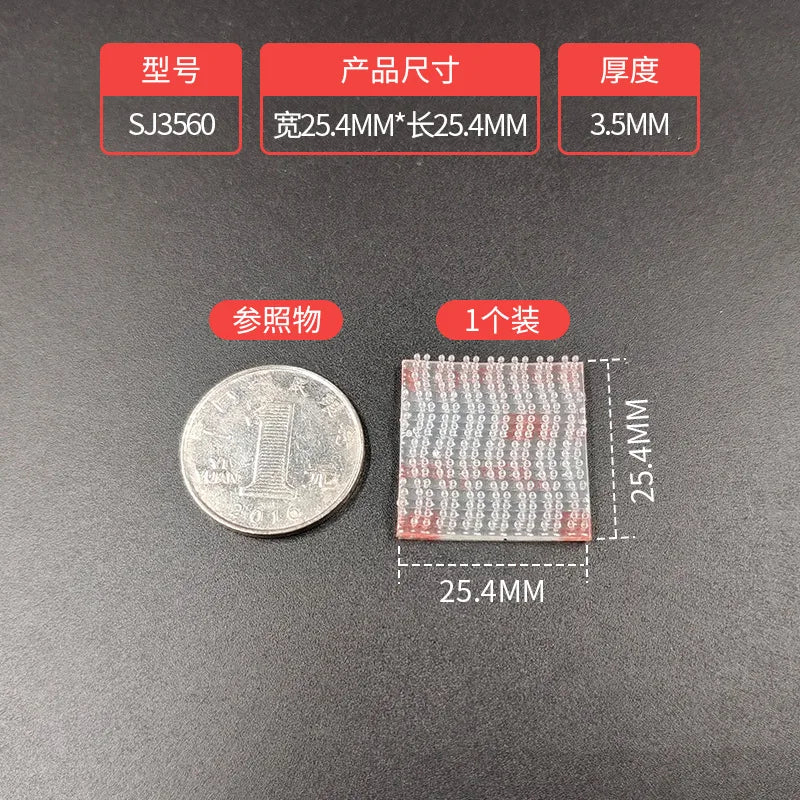 3M SJ3560 Mushroom Head Buckle Transparent Strong Back Adhesive VHB Wavy Mushroom Head Buckle Non-Trace Double-Sided Tape