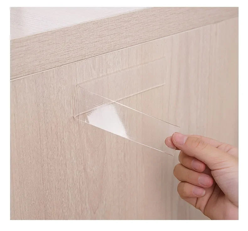 Transparent Double-sided Adhesive Tape Waterproof Double Face Stickers Nano Traceless Glue Strip Reusable Kitchen Bedroom Tools