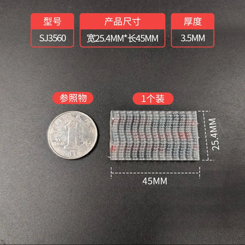 3M SJ3560 Mushroom Head Buckle Transparent Strong Back Adhesive VHB Wavy Mushroom Head Buckle Non-Trace Double-Sided Tape
