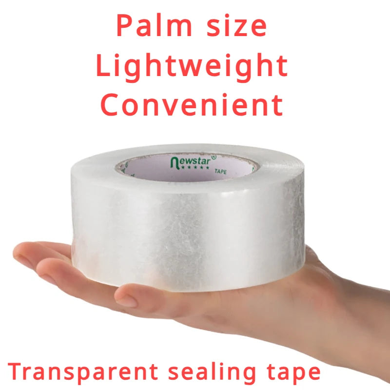 Transparent Tape Roll Width 4.8cm1.89inch Plastic High Adhesive Sealing Tape Sealing Large Thickened Widened Express Packing