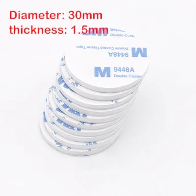 30/20/10Pcs Double Sided Foam Tape Round Square Self-Adhesive Foam Tape Strong Sticky Pads For DIY Art Crafts Supplies