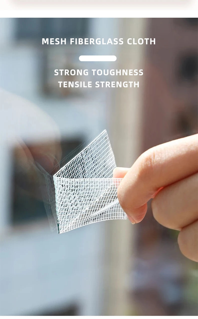 3PCS Reusable Traceless Strong Sticky Adhesive Mesh Nano Tape, Washable Clear Mounting For Paste Items In Home Office Car