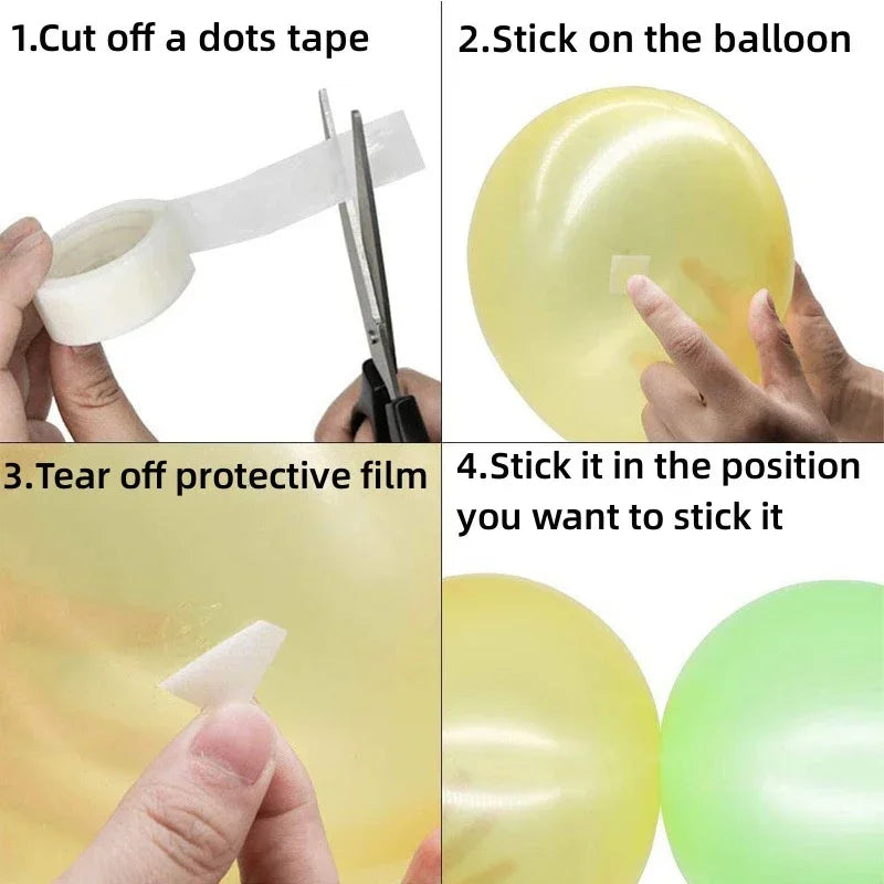 100/1000 Dot Double Sided Adhesive Poster Clear Glue Point Tape Round No Traces Strong Adhesive Sticker Waterproof For Craft DIY