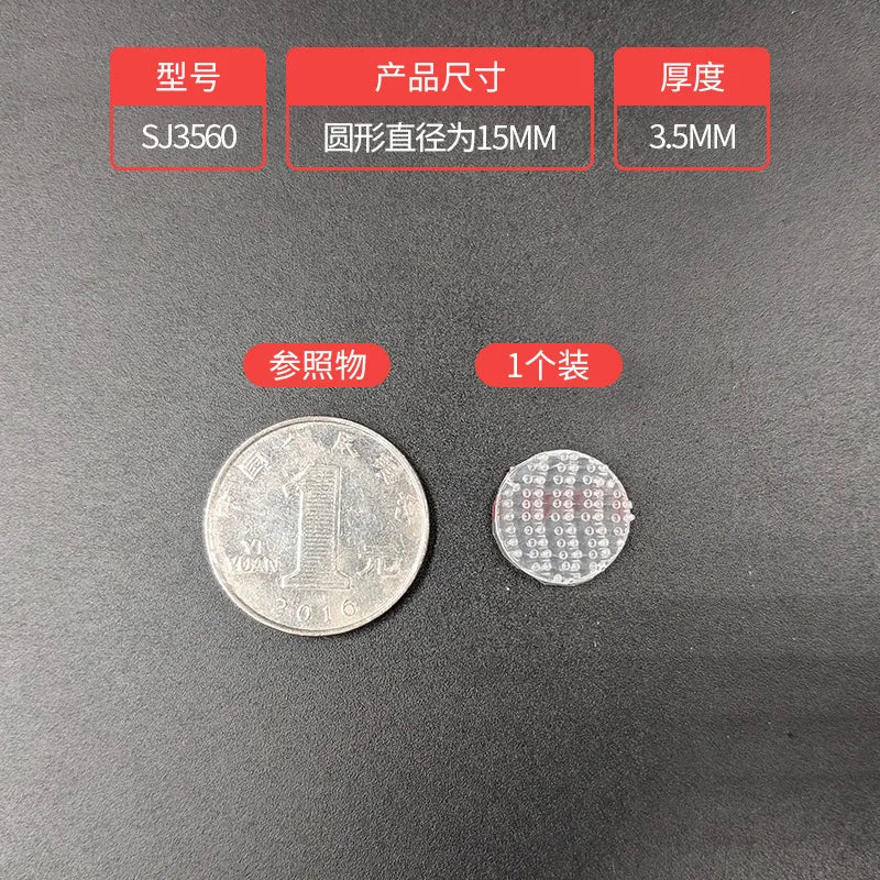 3M SJ3560 Mushroom Head Buckle Transparent Strong Back Adhesive VHB Wavy Mushroom Head Buckle Non-Trace Double-Sided Tape