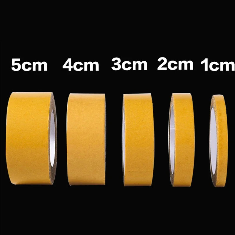 1Roll  Double Sided Tape High Viscosity Grid Fiber Transparent Double Sided Tape Sticky Waterproof  Adhesive Fiber Mesh Tapes