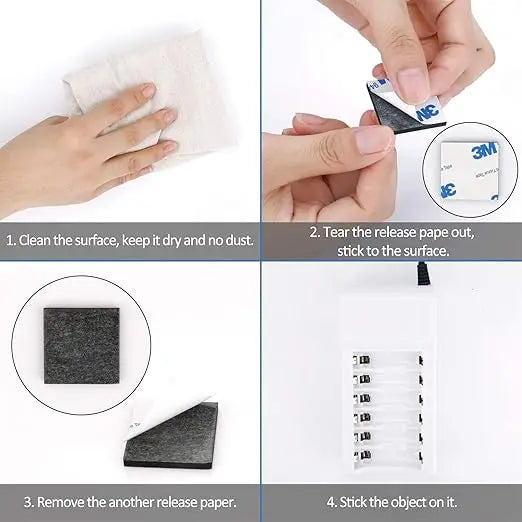 30/20/10Pcs Double Sided Foam Tape Round Square Self-Adhesive Foam Tape Strong Sticky Pads For DIY Art Crafts Supplies
