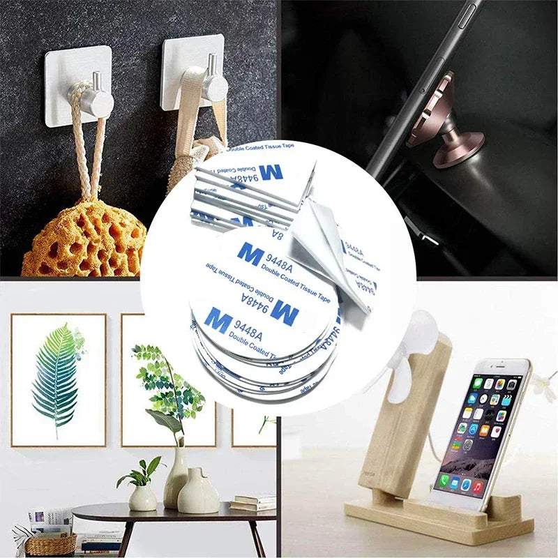 30/20/10Pcs Double Sided Foam Tape Round Square Self-Adhesive Foam Tape Strong Sticky Pads For DIY Art Crafts Supplies