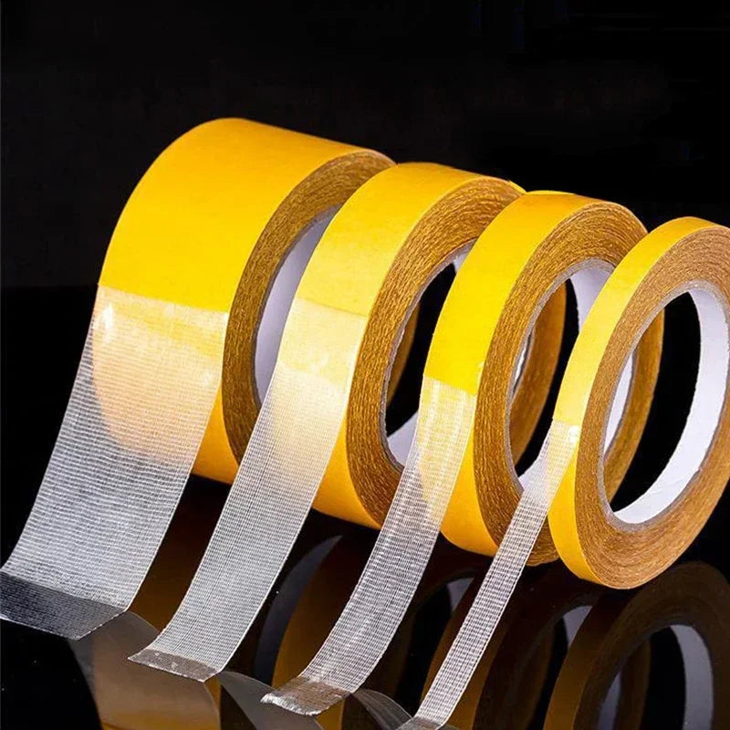 5/10/20m Double Sided Tape Strong Traceless Adhesive Waterproof Fixation Mat Carpet Tape Translucent Mesh High Viscosity Tapes