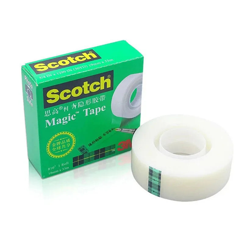 3M Invisible Tape Easy To Tear Test Adhesives Copy Without Trace Sealers Transparent Waterproof Self-adhesive Sealing Tapes
