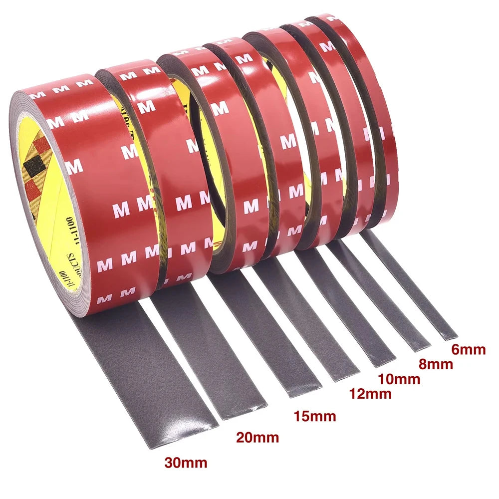 Double sided Adhesive Tape Extra Strong Acrylic Foam Adhesive Tape Automotive Thickened High Temperature Fixing Sticky Tape Tool