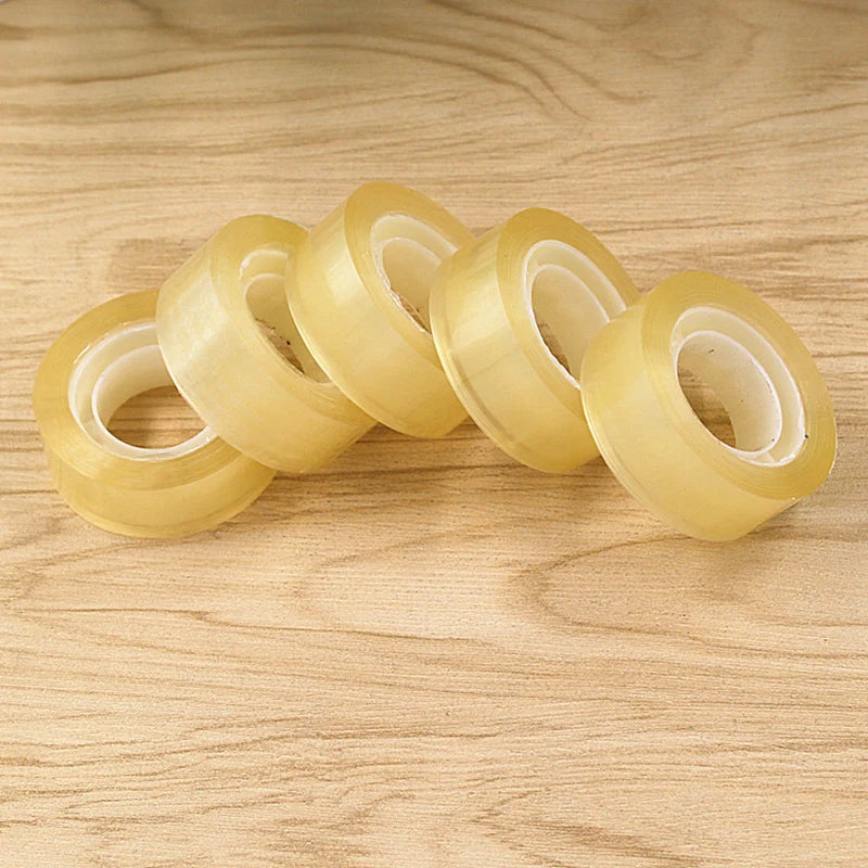 Transparent Tapes 18mm Invisible Clear Tape Refills Rolls for Gift Wrapping Home School Supplies Crafts Decoration Packing Tape