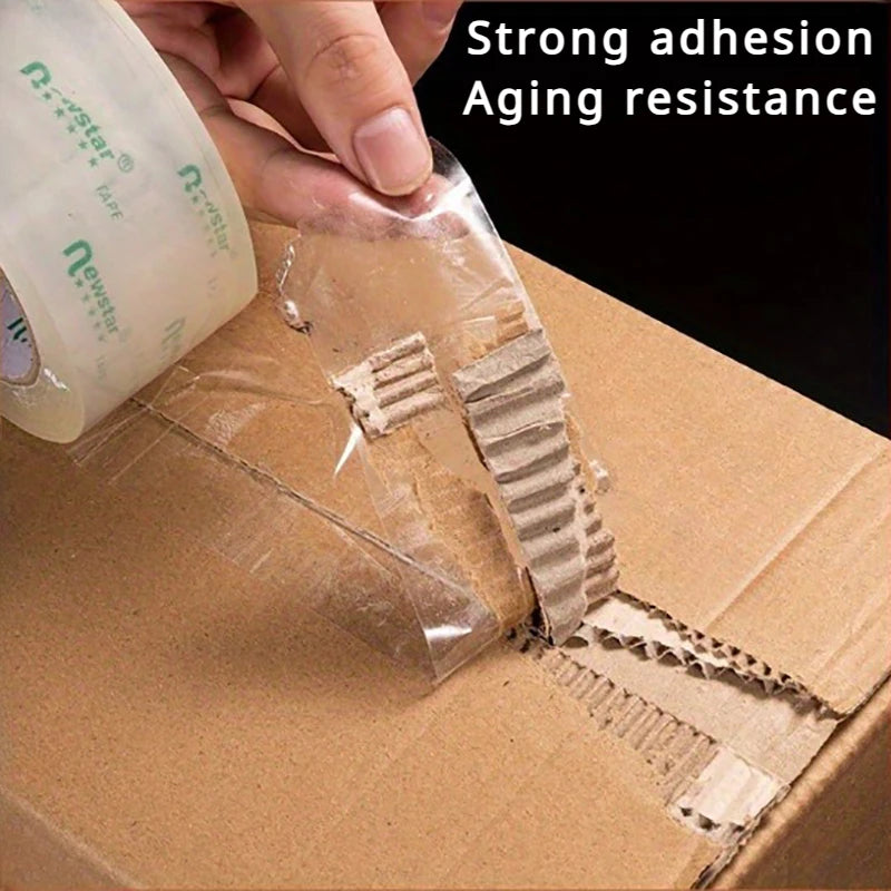 Transparent Tape Roll Width 4.8cm1.89inch Plastic High Adhesive Sealing Tape Sealing Large Thickened Widened Express Packing