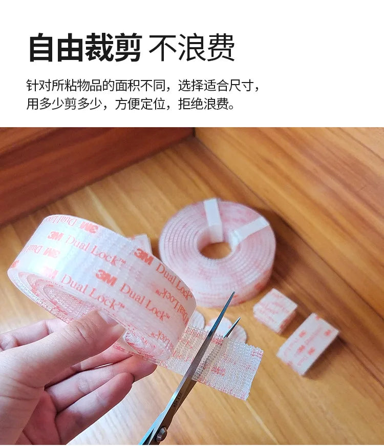 3M SJ3560 Mushroom Head Buckle Transparent Strong Back Adhesive VHB Wavy Mushroom Head Buckle Non-Trace Double-Sided Tape