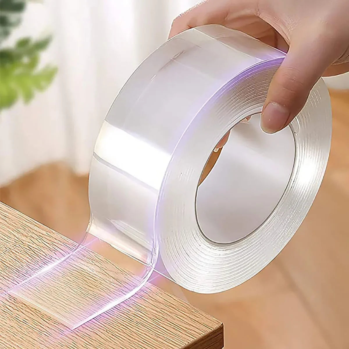 Nano Double Sided Adhesive Tape Extra Strong Glue Two Face Masking Tape Waterproof Traceless Strip Reusable Double Face Tape