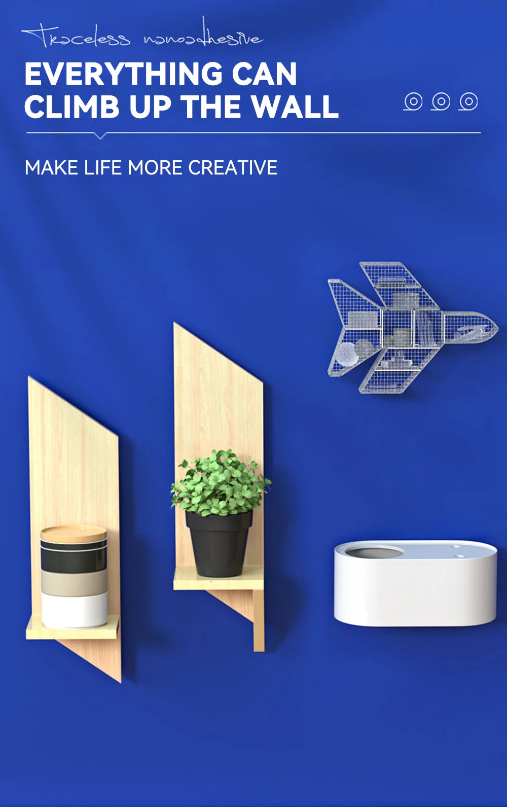 Double Sided Nano Tape Extra Strong Decorative Adhesive Tape Thickened Transparent Waterproof Tape Glue Useful Things for Home