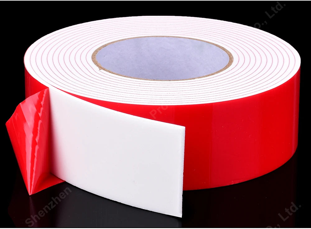 Super Strong Double side Adhesive foam Tape for Mounting Fixing Pad Sticky Elasticity Soft Temperature Resistant PE Sponge Tape