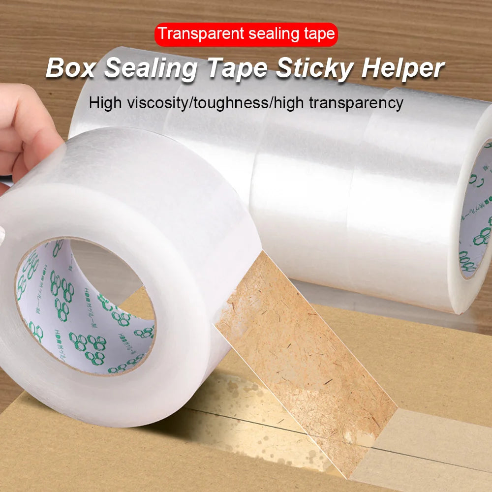 Transparent Tape BOPP Paper Packaging Sealing Tape Logistics Packaging Sealing Adhesive Paper Sealing Cartons