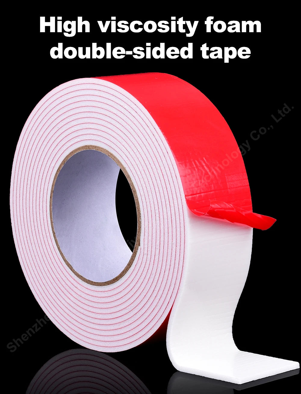 Super Strong Double side Adhesive foam Tape for Mounting Fixing Pad Sticky Elasticity Soft Temperature Resistant PE Sponge Tape