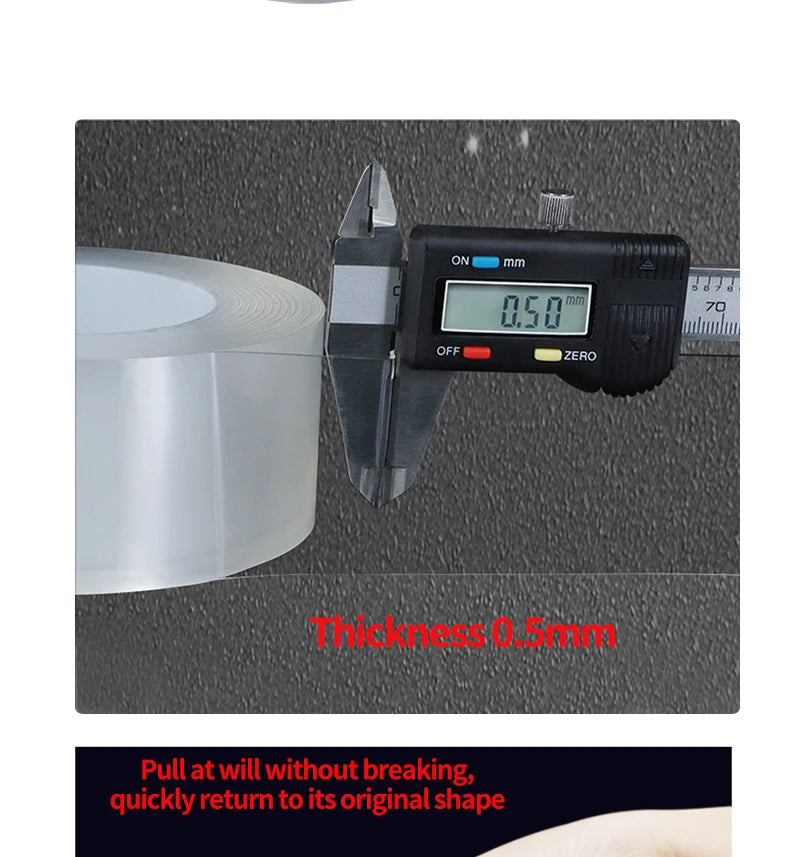 Sink Self-adhesive Home Kitchen Waterproof Transparent Tape Nano Mildew Strong Pool Water Seal Gap Strip Silicone Stickers Tool