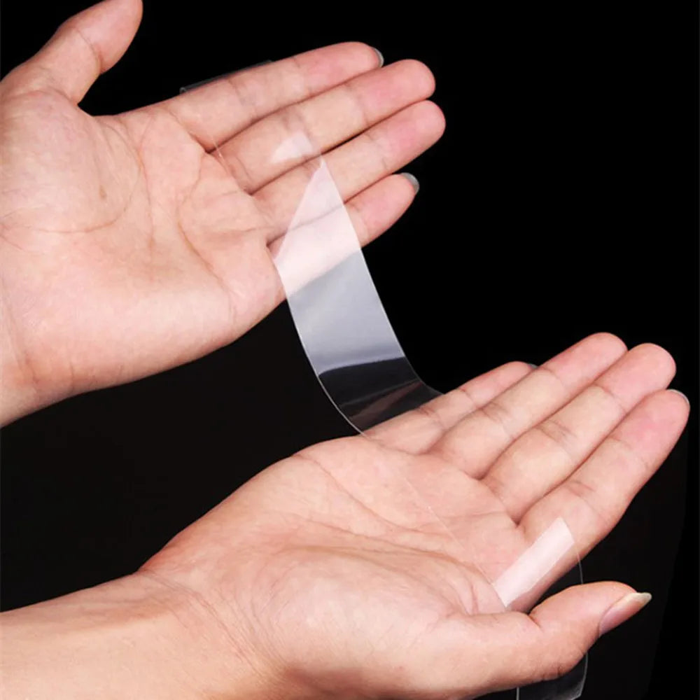 3M Double Sided Nano Tape Transparent No Trace Reusable Waterproof Adhesive Tape Home Bathroom Wall Sticker Decor Tape gekkotape