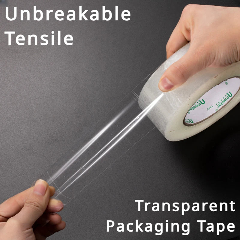 Transparent Tape Roll Width 4.8cm1.89inch Plastic High Adhesive Sealing Tape Sealing Large Thickened Widened Express Packing
