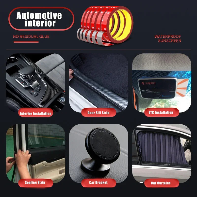 Extra Strong Double Sided Tape Adhesive Car Special Double-sided Tape Strong Permanent Double Gum Tape Doppelseitiges Klebeband