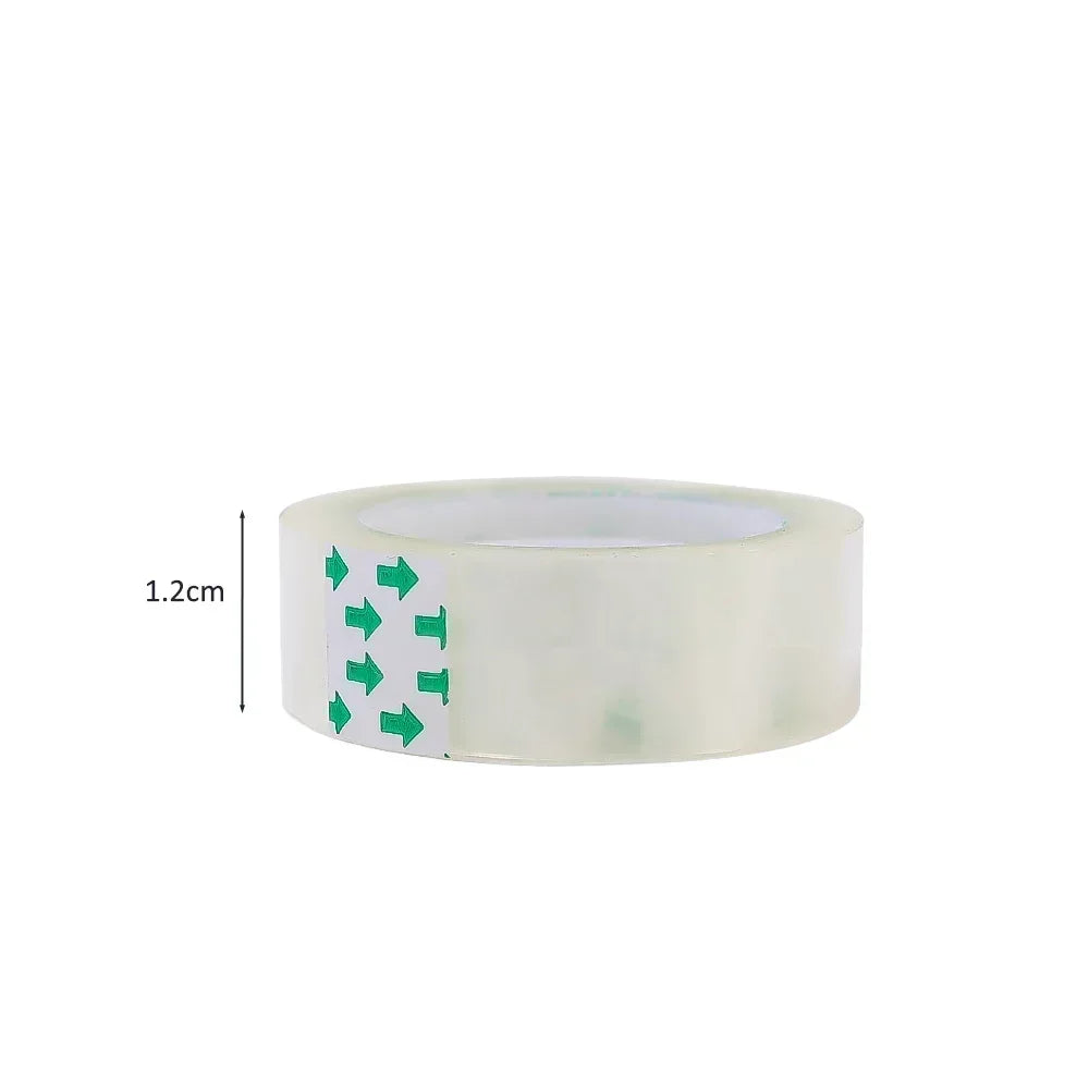 1-10 Rolls Transparent Tape Refills 18/12/8mm Clear Tape Refills For Dispenser Invisible Tapes For Office Home School Supplies