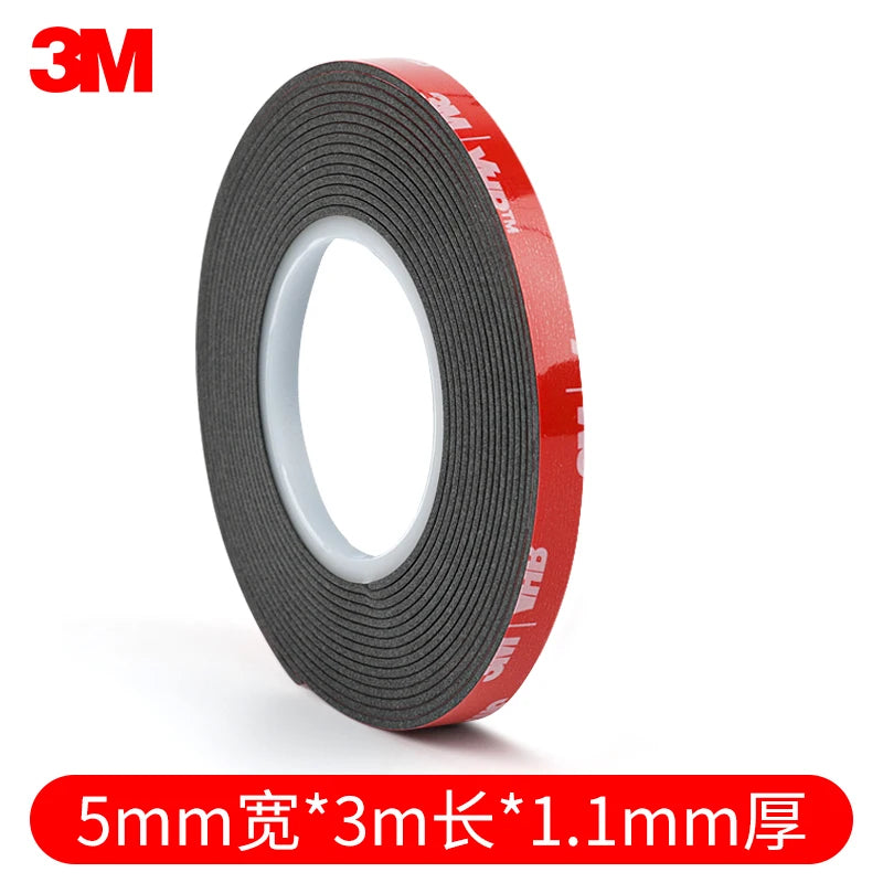 3M Double-Sided Tape 5952 Strong Foam Tape Waterproof Non-Trace Black High-Viscosity Double-Sided Tape for Cars Household