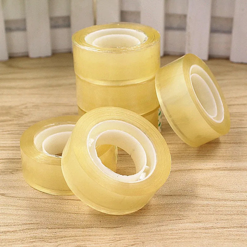Transparent Tapes 18mm Invisible Clear Tape Refills Rolls for Gift Wrapping Home School Supplies Crafts Decoration Packing Tape