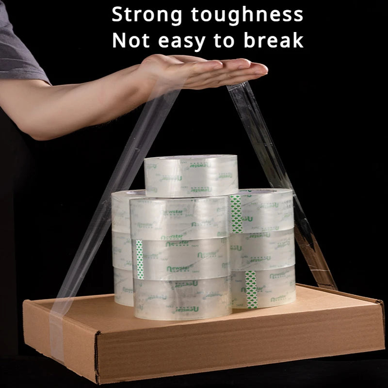 Transparent Tape Roll Width 4.8cm1.89inch Plastic High Adhesive Sealing Tape Sealing Large Thickened Widened Express Packing