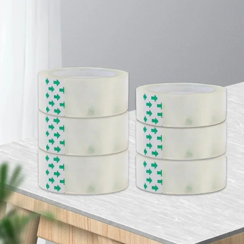 1-10 Rolls Transparent Tape Refills 18/12/8mm Clear Tape Refills For Dispenser Invisible Tapes For Office Home School Supplies