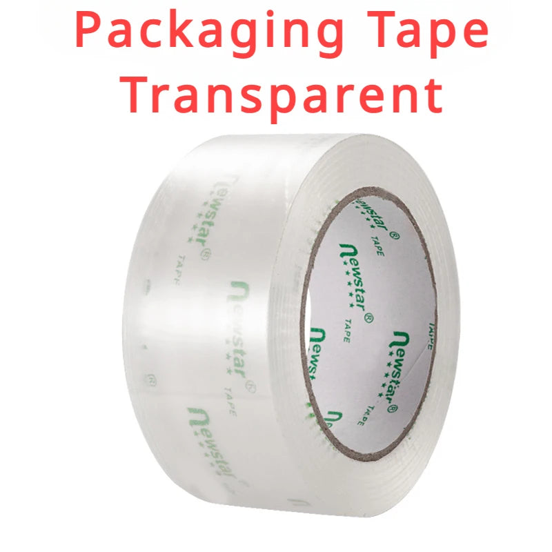 Transparent Tape Roll Width 4.8cm1.89inch Plastic High Adhesive Sealing Tape Sealing Large Thickened Widened Express Packing