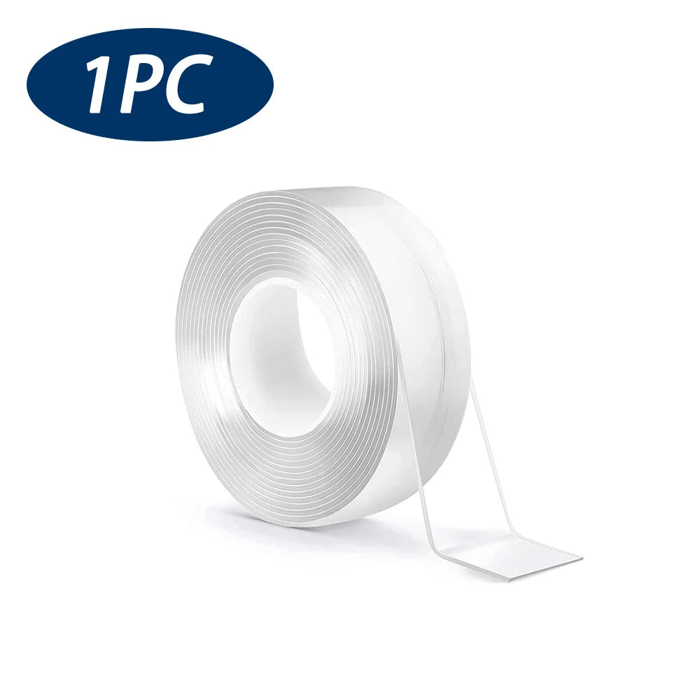 Double Sided Tape Heavy Duty Nano Tape Thickened Transparent Adhesive Acrylic Mounting Tape for Home Kitchen Bathroom