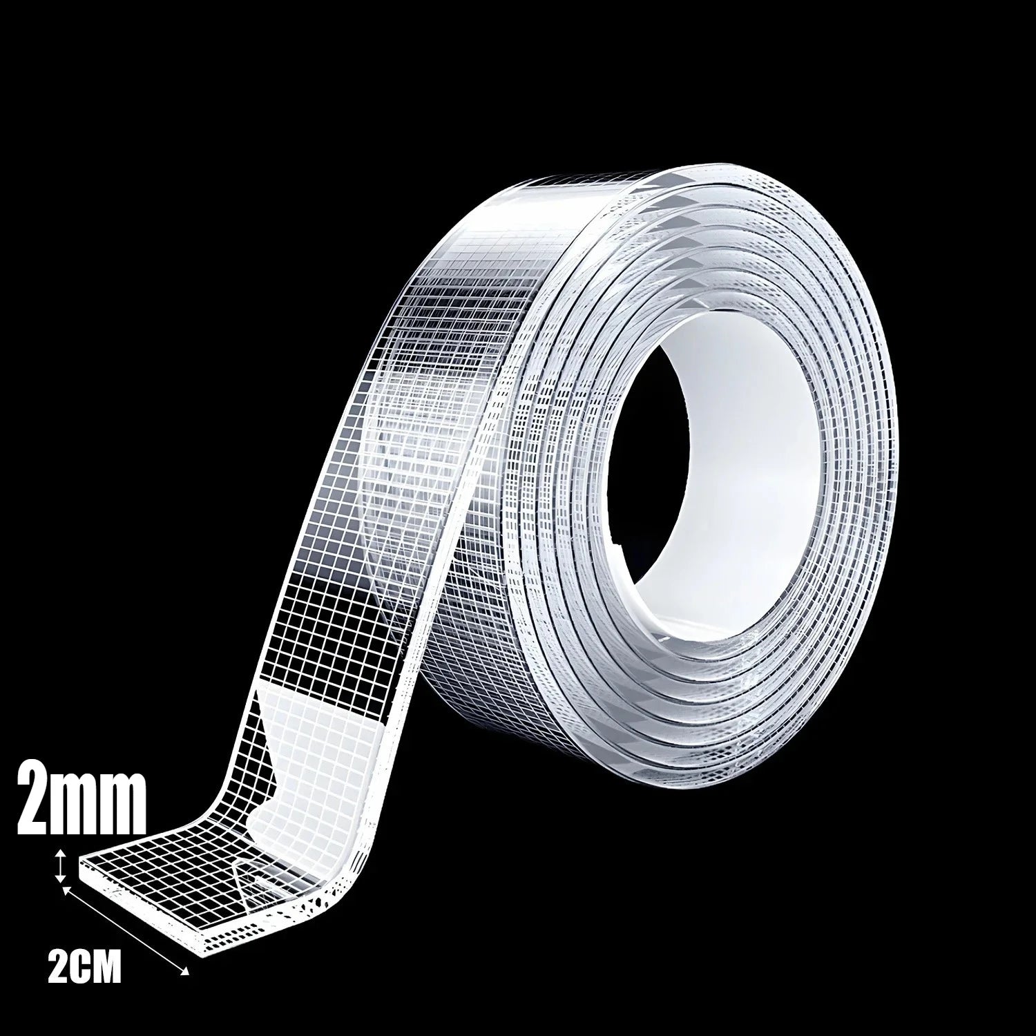 Strong Nano Double Sided Tape Waterproof Removable Transparent Adhesive for Home Kitchen Office Wall Hanging Photos Decor Crafts
