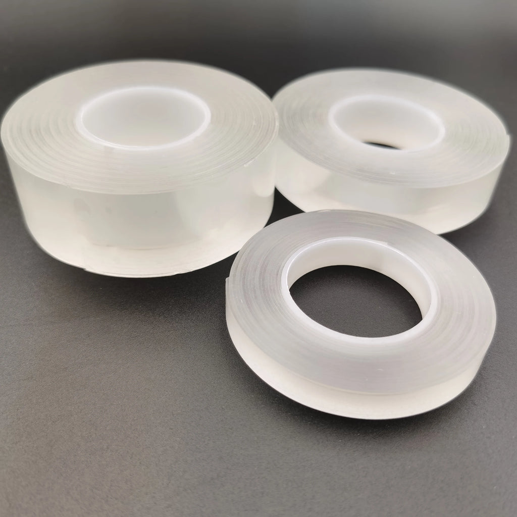 L1m W10mm Double Sided Tape Heavy Duty, Nano Double Sided Adhesive Tape, Clear Mounting Tape Picture Hanging Adhesive Strips
