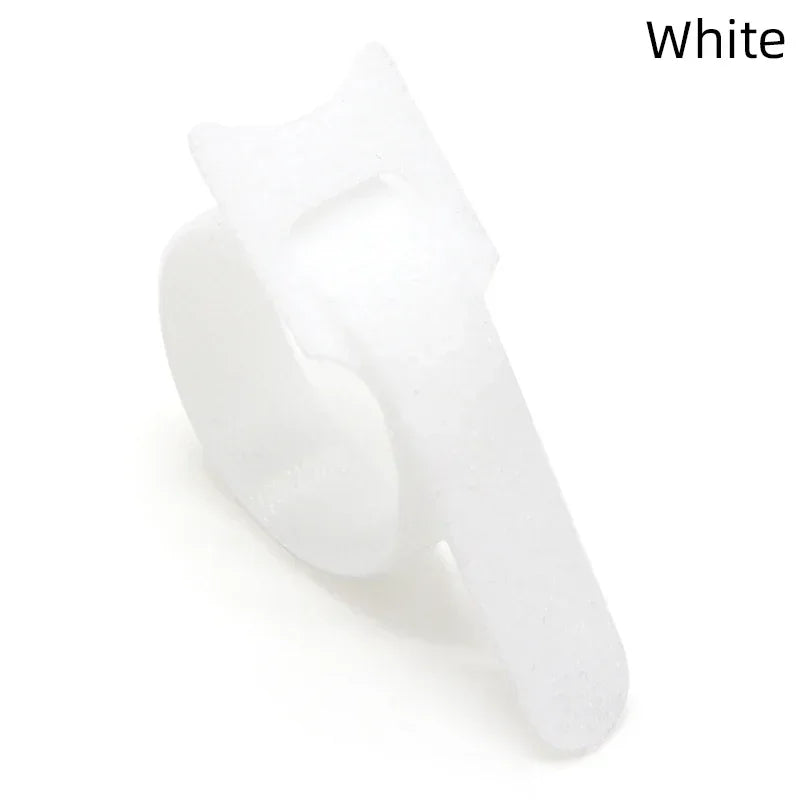Releasable Cable Ties Wire Organizer Black 15 20 25 30cm Nylon Hook Loop Straps Wrap Zip Bundle Bandage Tie Plastics Fastening