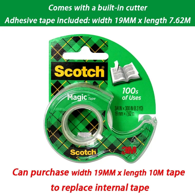 3M Invisible Tape Easy To Tear Test Adhesives Copy Without Trace Sealers Transparent Waterproof Self-adhesive Sealing Tapes