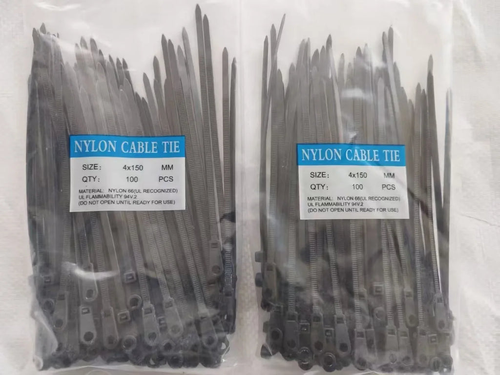 Screw Mount Cable Ties Nylon Heavy Duty Adjustable Self Locking Cord Zip Tie Screw Hole Wire Organizer Fastening Loop Straps