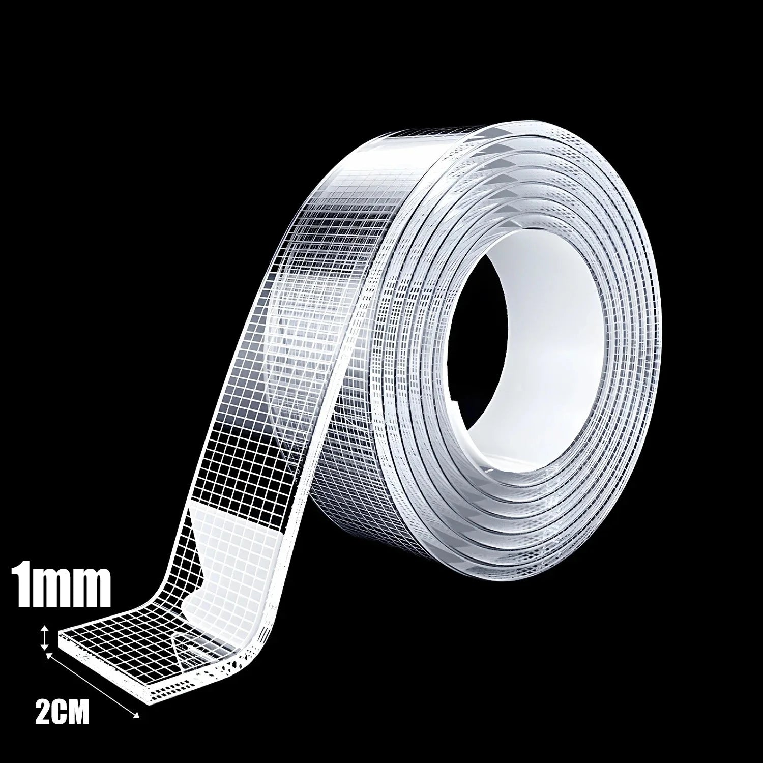 Strong Nano Double Sided Tape Waterproof Removable Transparent Adhesive for Home Kitchen Office Wall Hanging Photos Decor Crafts