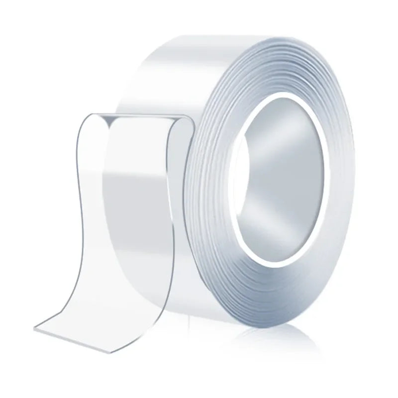 1-10M Nano Double Sided Adhesive Tape Heavy Duty Clear Waterproof Traceless Extra Strong Glue Removable Seal Gap Strip 1/2/3/5cm