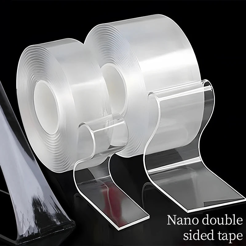 Ultra-strong Double-sided Adhesive Nano Tape Transparent Waterproof Extra Strong Sticky Strip Heavy-duty Two Side Tape