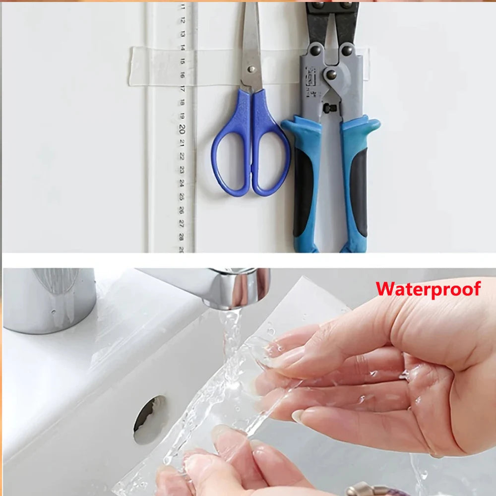 1-10Pcs 1/2/3/5m Nano Tape Super Strong Double Sided Adhesive Tape Non-slip Waterproof Transparent Tape For Bathroom Kitchen