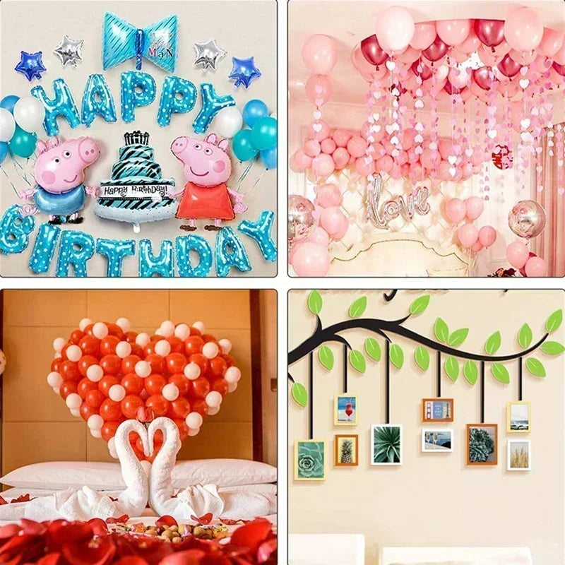 100-2000pcs Double-sided Adhesive Dots Transparent Removable Balloon Adhesive Tape Glue for DIY Wedding Birthday Party Decor