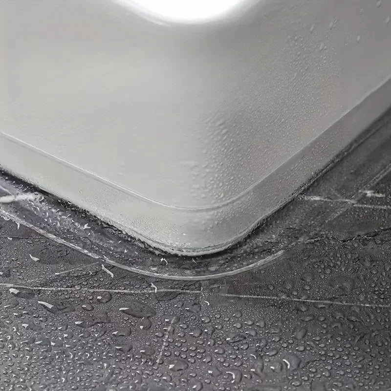 1 Roll of Waterproof Transparent PVC Self-adhesive Tape-Perfect for Bathrooms, Toilets, Sinks, and Kitchens-Super Adhesive!