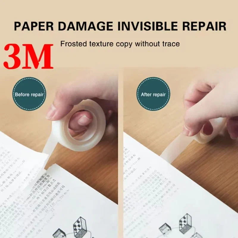 3M Invisible Tape Easy To Tear Test Adhesives Copy Without Trace Sealers Transparent Waterproof Self-adhesive Sealing Tapes
