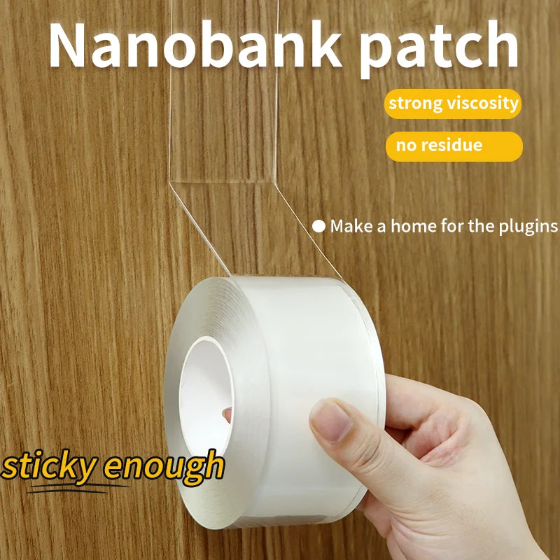 1/3/5Length Nano Tape Double Sided Tape  cinta doble cara adhesiva cinta adhesiva NO Glue Residue Left On The Wall